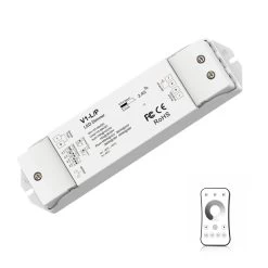 ATOM LED Skydance Single Colour 1CH*15A 12-48VDC CV Controller, Push-Dim V1-L/P With R6-1 Remote