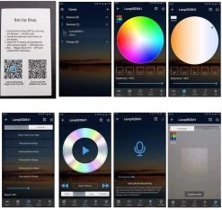 ATOM LED Smart WiFi IR Controller For RGB Led Strip Light With 21 Keys Remote, Compatible With Alexa & Google -Atom Led smart wifi ir controller for rgb led strip light with 21 keys remote compatible with alexa google 826181