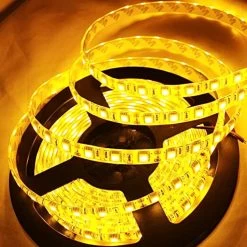 Atom Led -Atom Led smd5050 yellow led strip 12v ip65 waterproof 60ledm 5 metre 199667