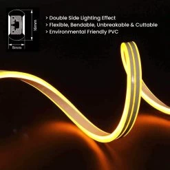 ATOM LED Warm White LED Neon Flex Double Side 220V 240V 120LED/m 8x16mm IP67 Waterproof Full Kit 15 ATOM LED Warm White LED Neon Flex Double Side 220V 240V 120LED/m 8x16mm IP67 Waterproof Full Kit -Atom Led warm white led neon flex double side 220v 240v 120ledm 8x16mm ip67 waterproof full kit 597040