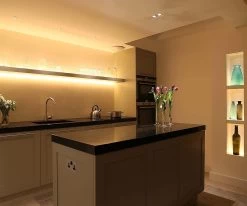 ATOM LED Warm White LED Strip 12V IP65 Waterproof 60LED/m 5 Metre Full Kit -Atom Led warm white led strip 12v ip65 waterproof 60ledm 5 metre with 3m adhesive tape full kit 188941