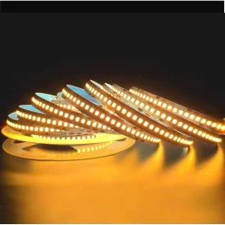 ATOM LED Warm White LED Strip Light 3000K 12V 240 LEDs/m 1200 LEDs IP20 Waterproof 5 Metre Strip