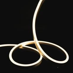 ATOM LED Warm White Neon Flex 2800K 24V 10x20mm IP68 Waterproof 20m -Atom Led warm white neon flex 2800k 24v 10x20mm ip68 waterproof 125 cut 798405