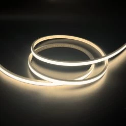 ATOM LED Warm White Neon Flex 3000K 24V Top Bending 10x6mm IP65 Waterproof 280LEDs/m -Atom Led warm white neon flex 3000k 24v top bending 10x6mm ip65 waterproof 280ledsm 858132