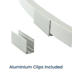 ATOM LED Warm White Neon Flex 3000K 48V 16x16mm Flat Shape Vertical Bending IP65 Waterproof LED Neon Flex Only -Atom Led warm white neon flex 3000k 48v 16x16mm flat shape vertical bending ip65 waterproof led neon flex only 258112